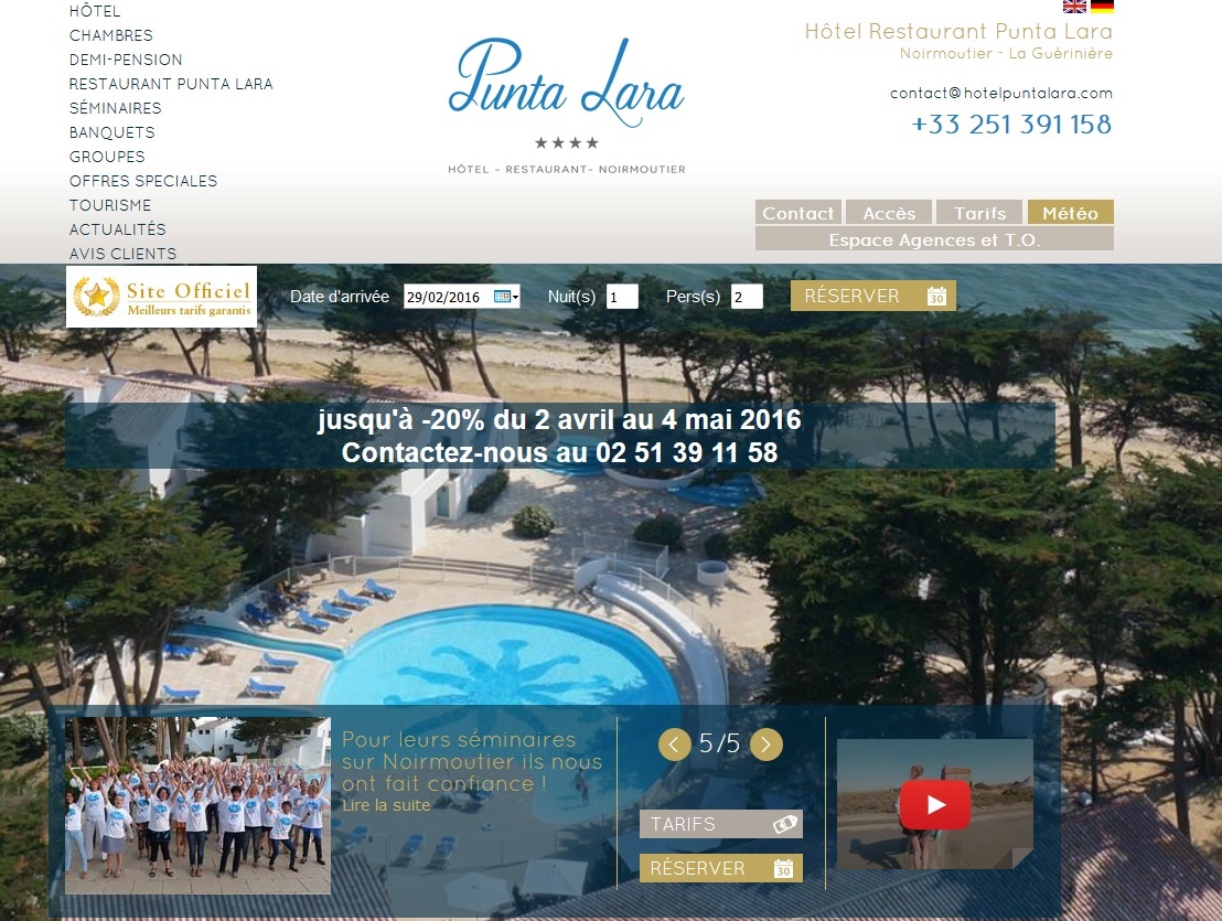 hôtel punta lara