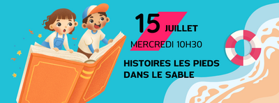 Lecture enfants à la Bibli'Plage