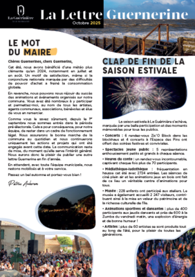 lettre guernerine 10/10/25