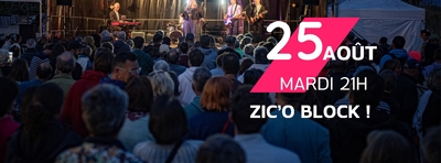 Zic'o Block : Joan & les Garçons en concert à La Guérinière le 25 août